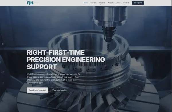 FJH Group website screenshot