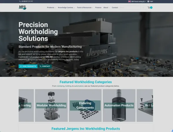 MPS Ltd website screenshot